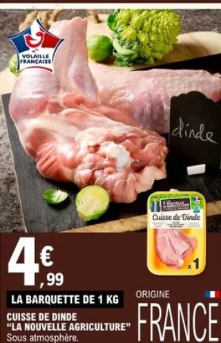 Cuisse de dinde La Nouvelle Agriculture
