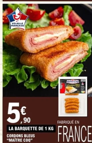 Cordons bleus Maître Coq