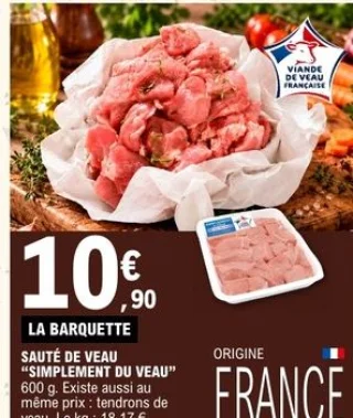 Sauté de veau "Simplement du veau"