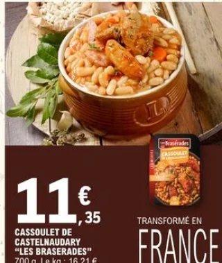 Cassoulet de Castelnaudary "Les Braserades"