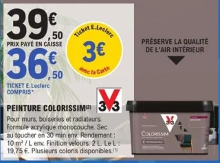 Peinture Colorissim V33