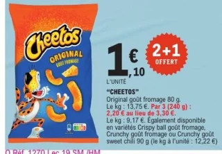 Chips Cheetos Original goût fromage