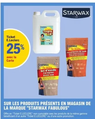 Produits de la marque Starwax Fabulous