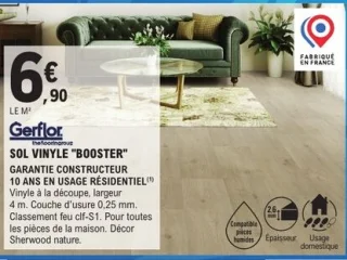 Sol vinyle "Booster" Gerflor