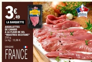 Aiguillettes de canard à la fleur de sel Maistres Occitans