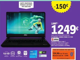 PC Portable Gaming MSI Cyborg 15 C13WE