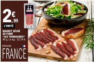 Magret séché ou fumé "LES THOMASINES"