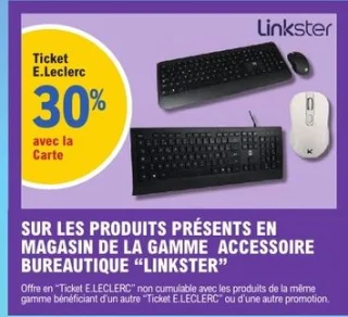 Gamme accessoire bureautique Linkster