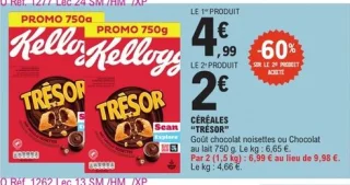 Céréales Trésor Kellogg's