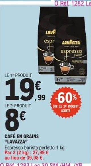 Café en grains Lavazza