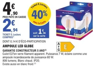 Ampoule LED Globe Allvision