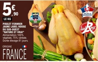 Poulet fermier jaune Label Rouge du Sud-Ouest Nature et Vrai