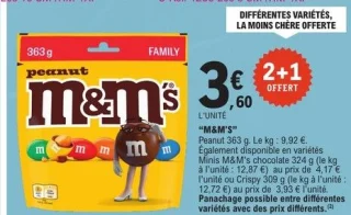 Bonbons Peanut M&M's