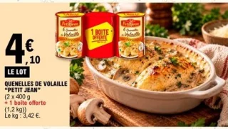 Quenelles de volaille Petit Jean