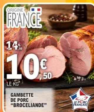 Gambette de porc "BROCELIANDE"