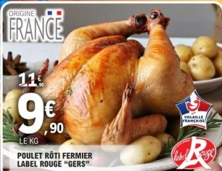 Poulet rôti fermier Label Rouge "GERS"