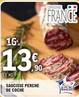 Saucisse Perche de Coche