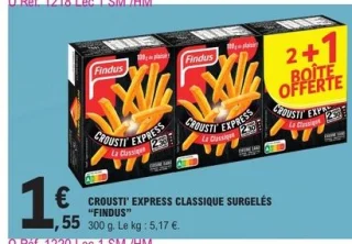 Crousti' Express Classique surgelés Findus