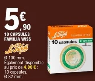 10 capsules Familia Wiss Le Parfait