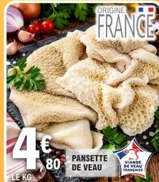 Pansette de veau