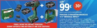 Perceuse à percussion brushless 18 V "Universal Impact" Bosch