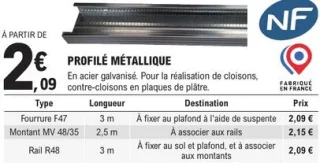 Profilé métallique