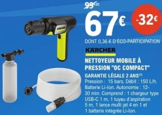 Nettoyeur mobile à pression "OC COMPACT" Kärcher