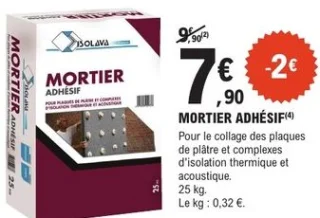 Mortier adhésif Isolava
