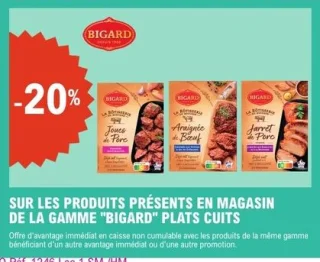 Plats cuits Bigard