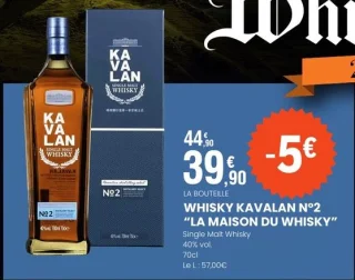 Whisky Kavalan N°2 "La Maison du Whisky"