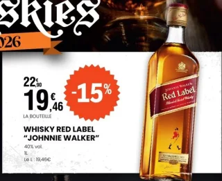 Whisky Red Label "Johnnie Walker"