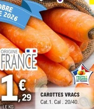 Carottes vracs