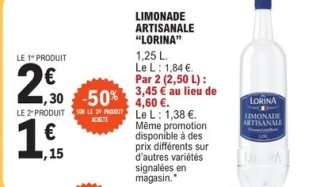 LIMONADE ARTISANALE "LORINA"