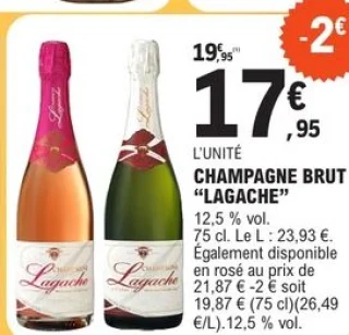 CHAMPAGNE BRUT "LAGACHE"