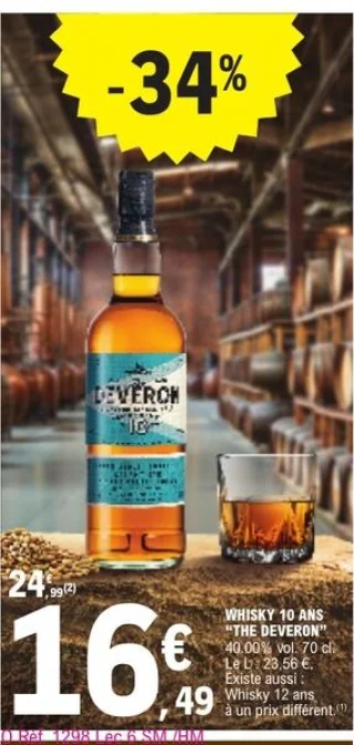 Whisky 10 ans "The Deveron"