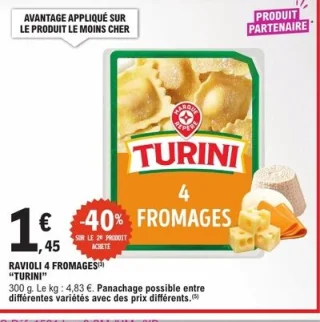 Ravioli 4 Fromages Turini
