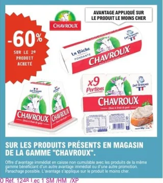 Produits de la gamme Chavroux