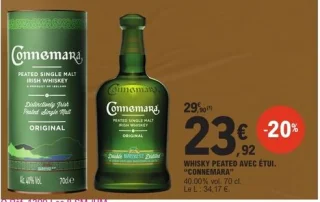 Whisky peated avec étui Connemara