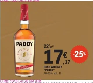Irish Whiskey Paddy