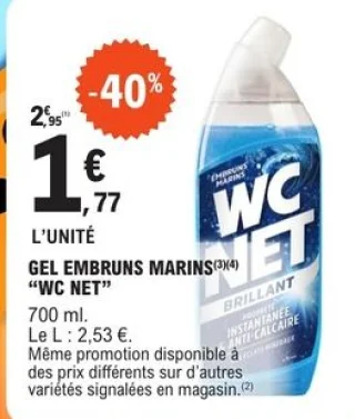 Gel embruns marins WC Net