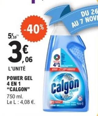 Power Gel 4 en 1 Calgon