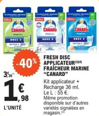 Fresh Disc applicateur fraîcheur marine Canard