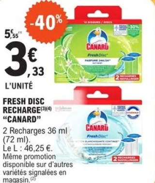 Fresh Disc recharge Canard