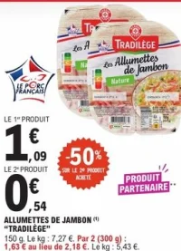 Allumettes de jambon Tradilège