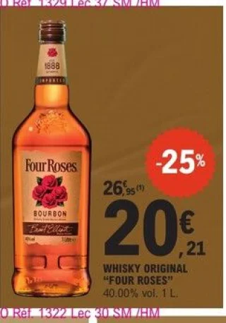 Whisky original Four Roses