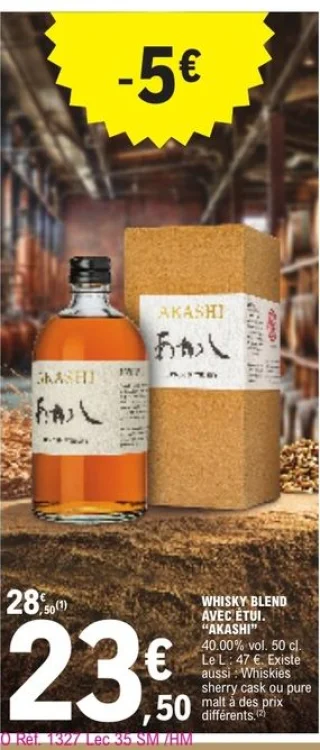 Whisky Blend avec étui Akashi