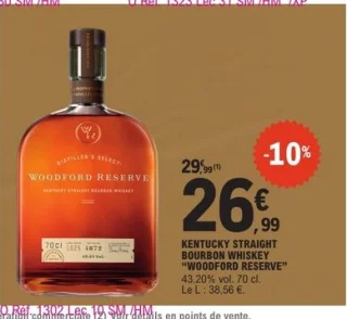 Kentucky Straight Bourbon Whiskey Woodford Reserve