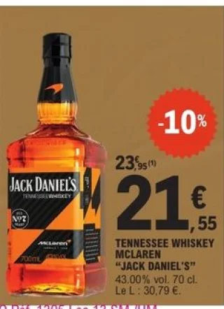 Tennessee Whiskey McLaren Jack Daniel's