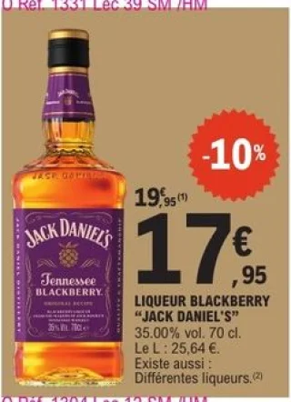 Liqueur Blackberry Jack Daniel's