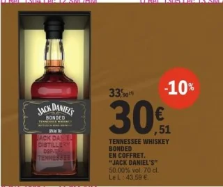 Tennessee Whiskey Bonded en coffret Jack Daniel's